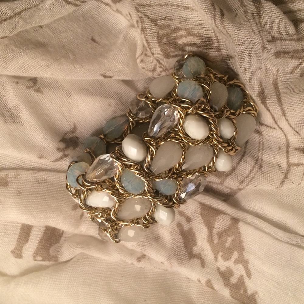 ✨💎 White & Gold Rope Classy Nautical Bracelet 💎